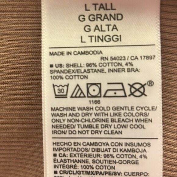 Old Navy Fitted Sleeveless Halter Rib Knit Midi Dress Warm Hickory Brown Lg Tall - Picture 7 of 12